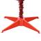 4ft. Pre-Lit Red Tinsel Artificial Christmas Tree, Clear Lights